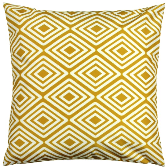 Essentials Kamina Geometric Diamond Polyester Filled Cushion