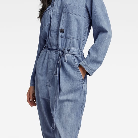 G-Star RAW Denim Jumpsuit Long Sleeve