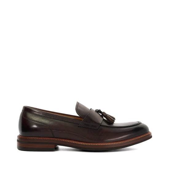Dune Shaw Herren Slipper Aus Braunem Leder - Image 2