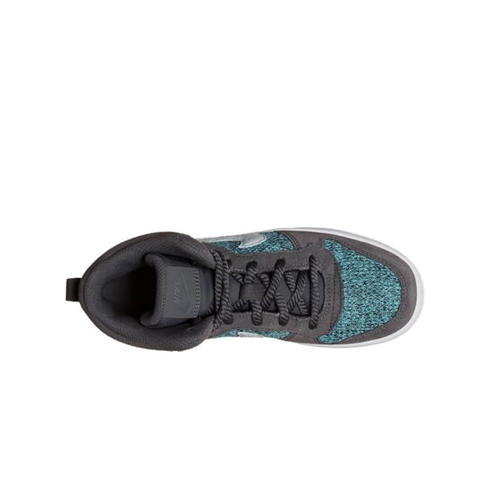 Nike Court Borough Mid SE (GS) Lace Up Grey Synthetic Kids Trainers 922846 001