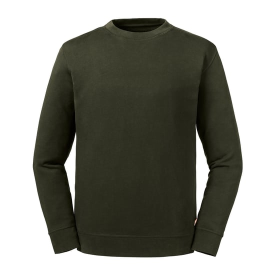 Russell - Sweatshirt Baumwolle aus biologischem Anbau für Herren/Damen Unisex (Dunkel-Olive) - Image 1