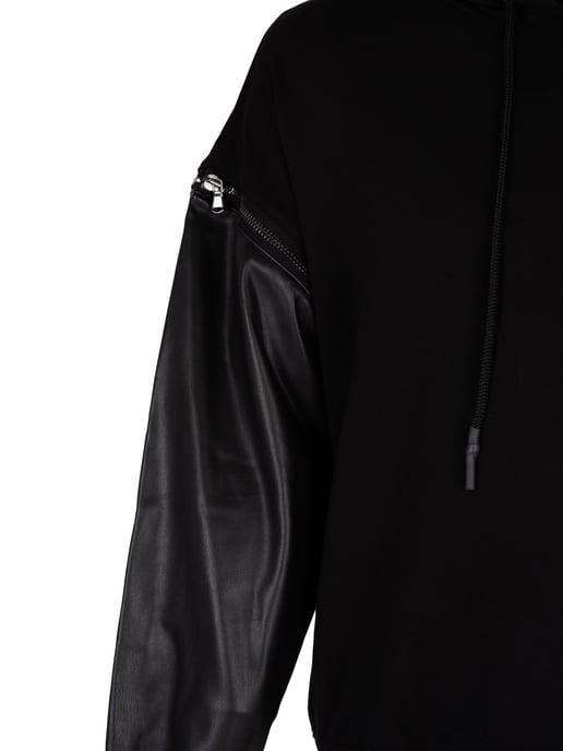 Les Hommes Sweatshirt Detachable Men's Black