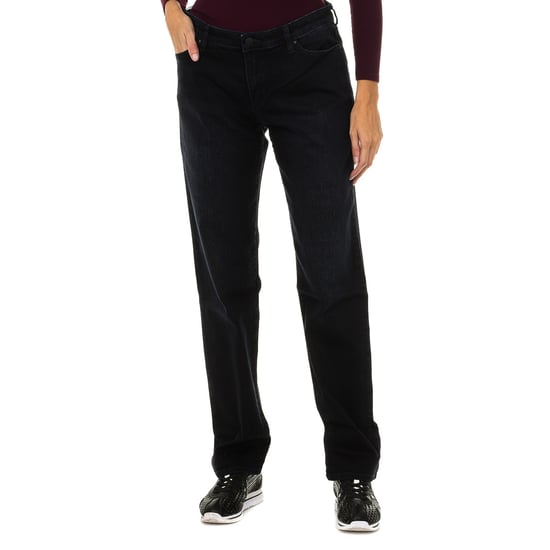 Women's long straight-cut denim pants 6Y5J15-5DWPZ