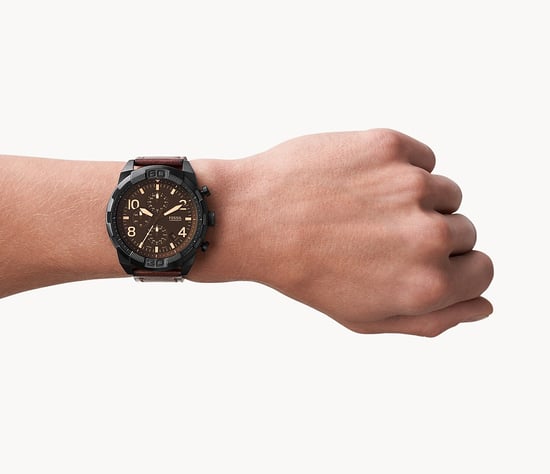 Fossil Bronson Braun Herren Armbanduhr FS5875 - Image 3
