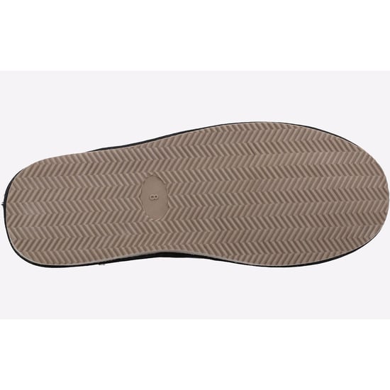 Hush Puppies Herren Coady Leder Hausschuhe (Schwarz) - Image 3