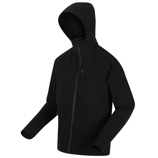 Regatta Mens Westville II Water Repellent Soft Shell Jacket (Black)