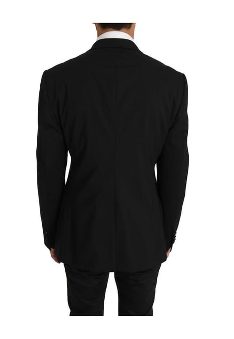 Dolce & Gabbana Herren Schwarz Wolle MARTINI Torrero Blazer Jacke - Image 5