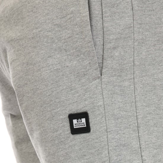 Short jogging Scandium Weekend Offender Pour Homme en Gris Chiné - Image 3