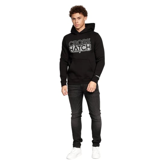 Crosshatch - "Englow" Kapuzenpullover für Herren (2er-Pack) (Schwarz/Weiß) - Image 5
