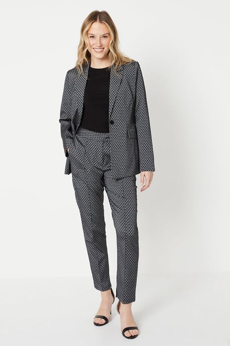 Geo Jaquard Tapered Trouser - Image 1