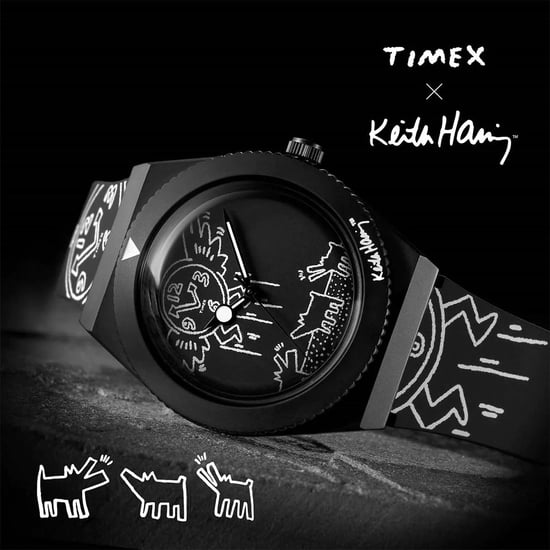 Timex Keith Haring X Q Herren Schwarz Uhr TW2W25600 - Image 5