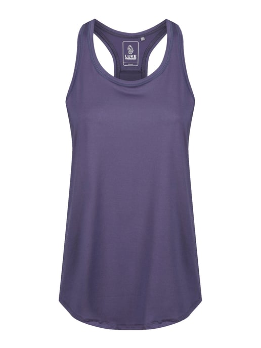 Luke 1977 Womens Row Gym Vest in Purple