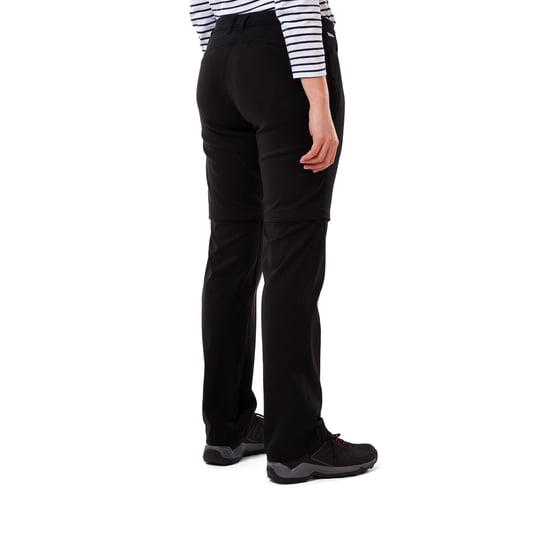 Craghoppers Womens/Ladies Kiwi Pro II Convertible Trousers (Schwarz) - Image 2