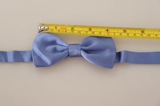 Dolce & Gabbana Men's Purple 100% Silk Adjustable Neck Papillon Bow Tie