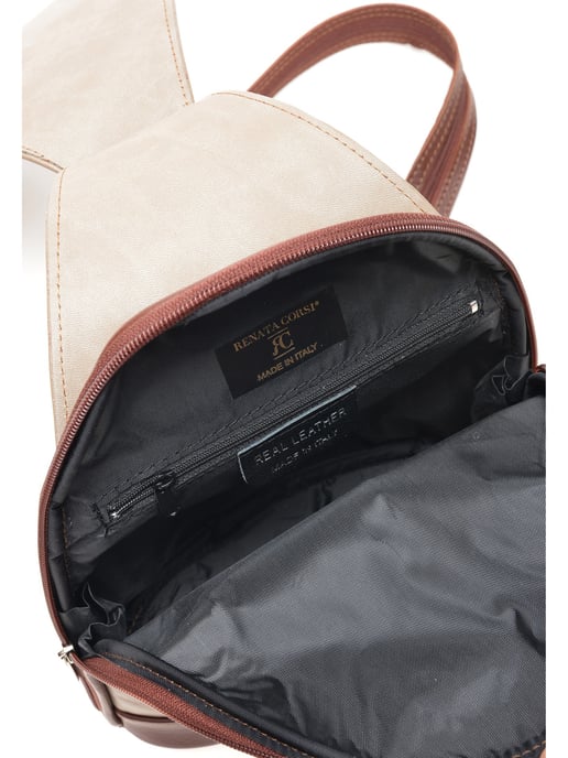 Renata Corsi SS22 RC 2205 Beige Cuir de vachette Sac - Image 4