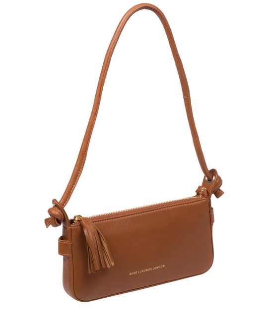 'Taylor' Oak Nappa Leather Grab Bag
