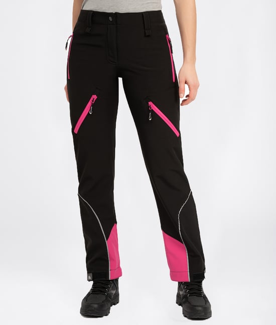 Rock Creek Softshellhose Schwarz