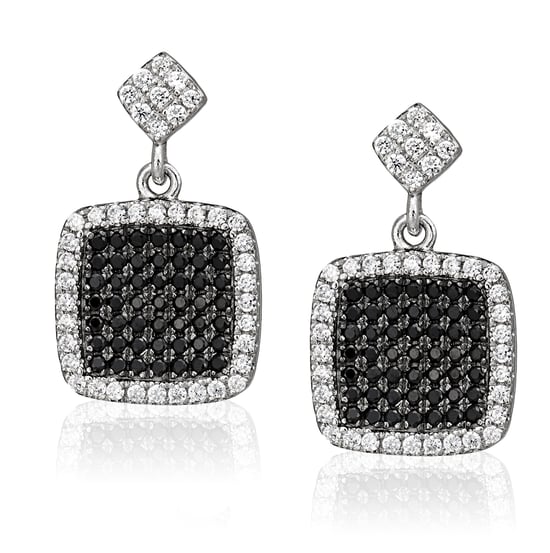 Orphelia Damen 925 Sterling Silber Ohrhänger - Silber ZO-5231 - Image 1