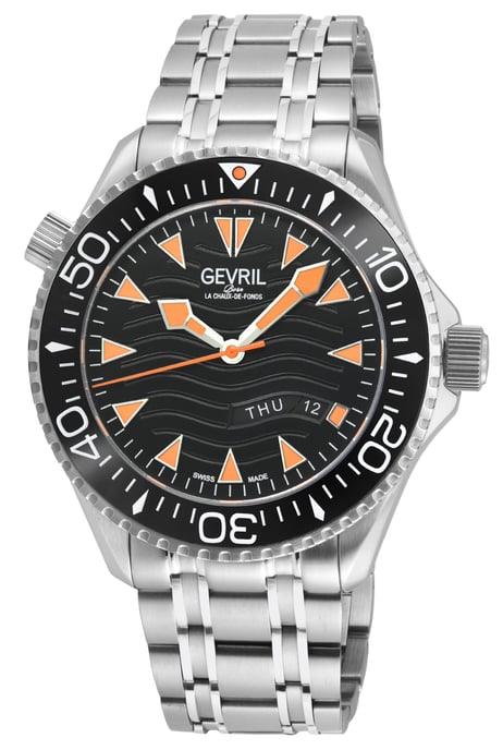 Gevril Herrenuhr Hudson Yards Schweizer Automatikuhr Schwarz - Image 1