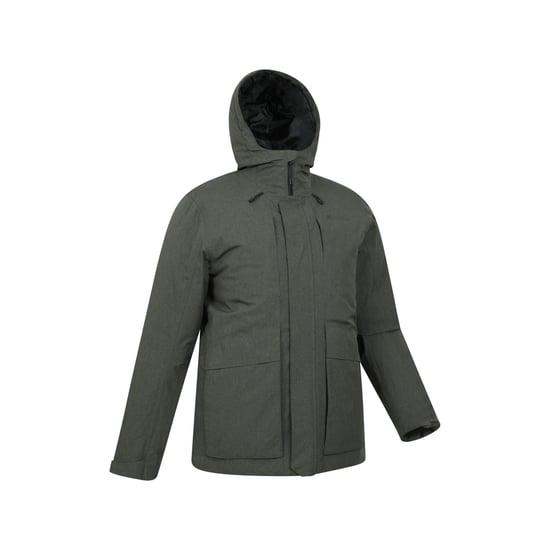 Mountain Warehouse Herren Tempest wasserdichte wattierte Jacke (Khakigrün) - Image 4