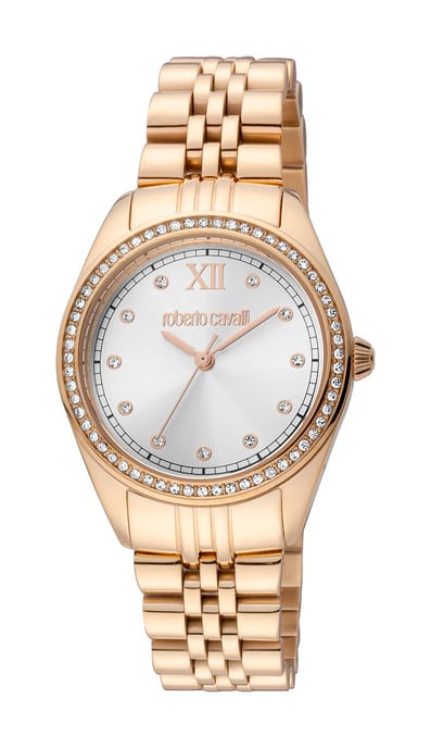 RC5L036M0075 Roberto Cavalli Frauen Quarz Silber Edelstahl 5 ATM 31 mm - Image 1