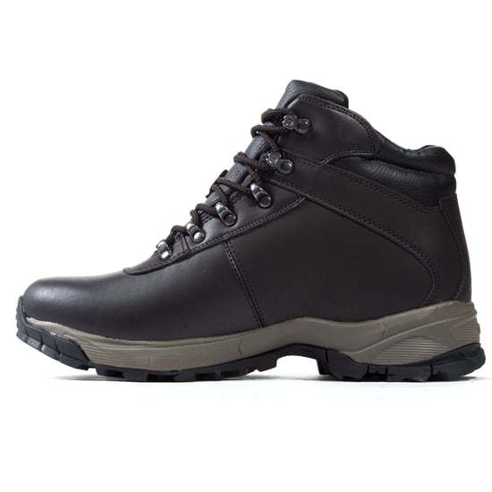 Hi-Tec Eurotrek Lite Waterproof Kunstleder Herren Wanderstiefel In Dunkelschokolade - Image 3