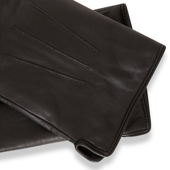 Barneys Originals Gift Boxed Black Classic Leather Glove