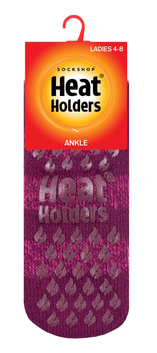 Heat Holders rutschfeste Thermo-Knöchelsocken für Damen mit Griffen - Image 2