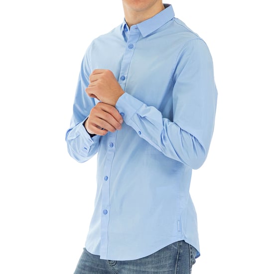 Armani Exchange Homme Chemise manches longues Bleu clair - Image 2