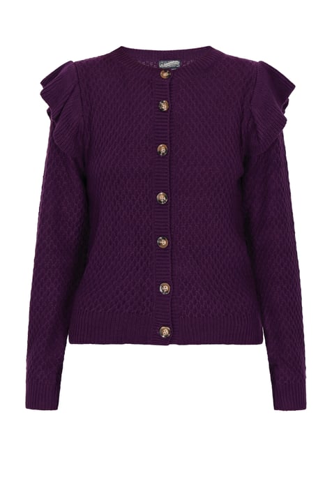 Dreimaster Cardigan Damen Lila - Image 1