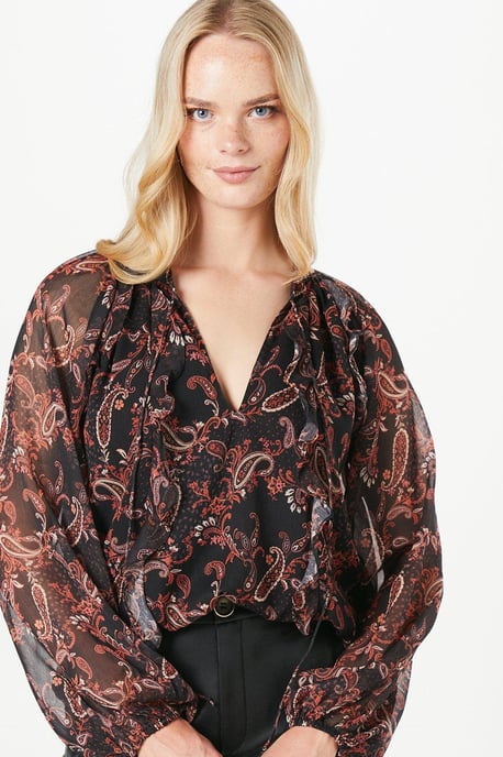 Chiffon Ruffle Blouse - Image 4
