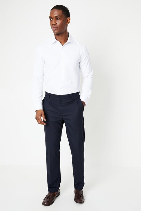 Easy Iron Cavalry Twill Slim Fit Shirt - Image 2