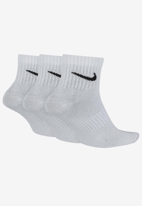 Nike Dry Cushion Everyday 3 Paar Knöchelsocken in Weiß - Image 2