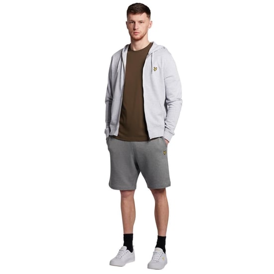 Olivgrünes T-Shirt mit Lyle & Scott-Markenlogo auf der Brust - Image 3