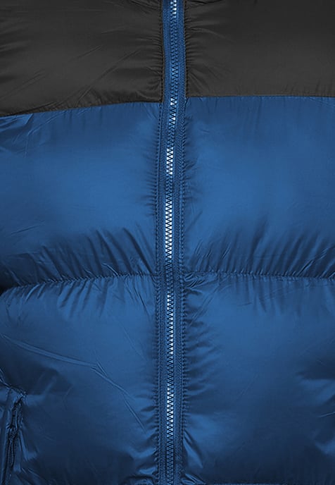 Mo Wattierte Steppjacke Herren Dunkelblaugrün Schwarz - Image 5