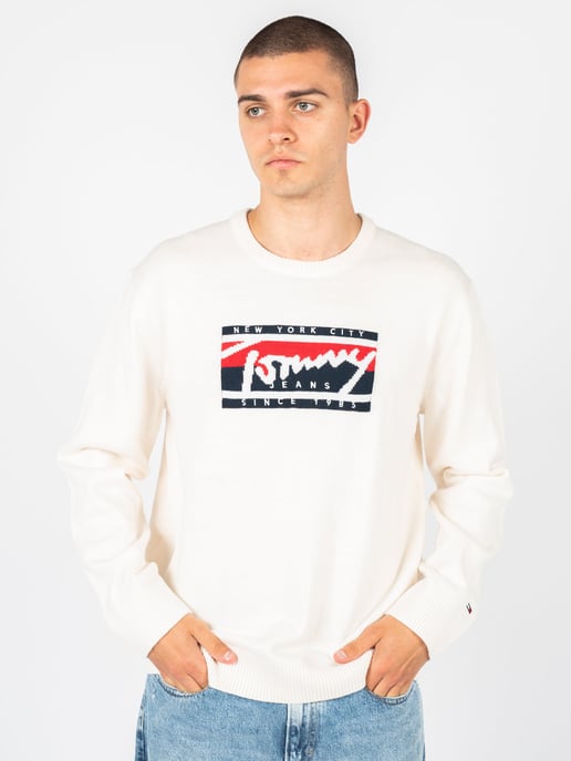 Tommy Jeans Pullover Men's White
