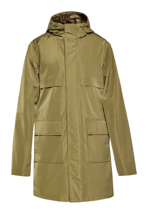 Dreimaster Regenparka aus recycelten Materialien Herren militärisch oliv - Image 1