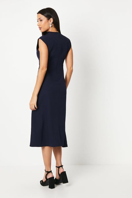 Cowl Neck Midi Dress