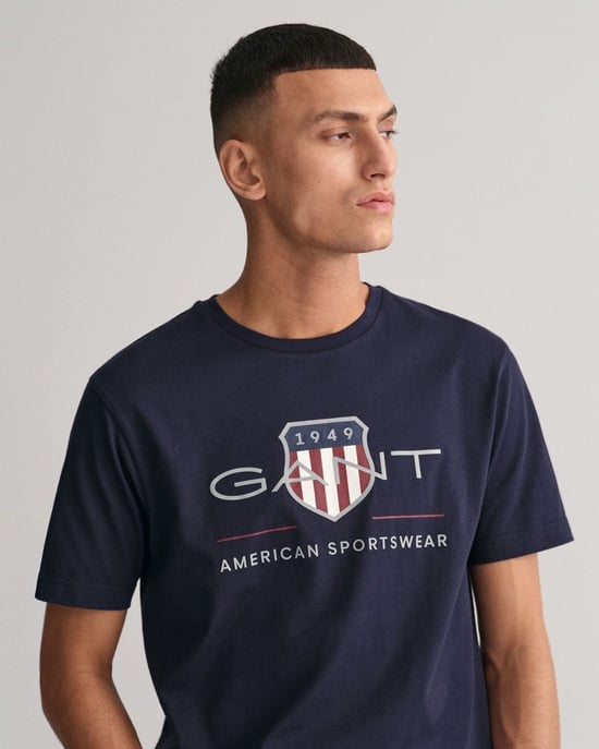 Gant Reg Archive Shield T-Shirt - Image 3