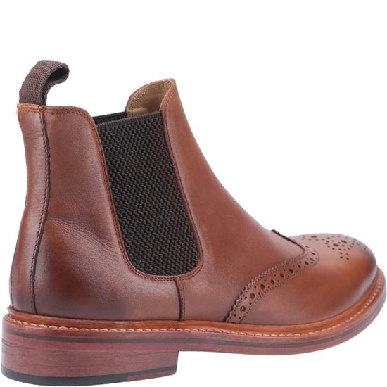 Cotwold Herren Siddington Leder elastische Kleid Stiefel (Braun) - Image 2