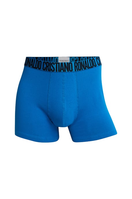 Bio-Baumwolle 3er-Pack Blau Herrenboxershorts - Image 4