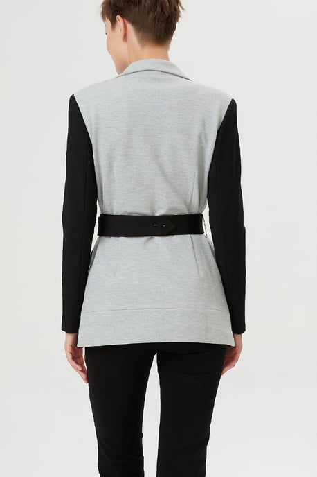 Farbblock-Blazer aus Jersey - Image 3