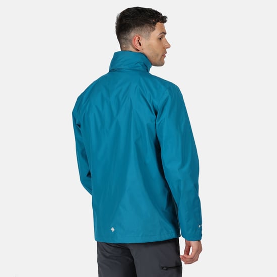 Regatta Great Outdoors Herren Outdoorjacke Matt mit Kapuze, wasserfest (Petrol/Gulfstream) - Image 6