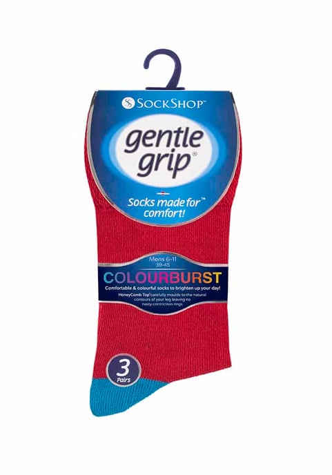 Gentle Grip - 6 Paar Herren Gentle Grip nicht elastische Socken - MGG88 - Image 2