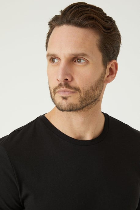 Black 3 Pack Crew Neck T-shirts - Image 3