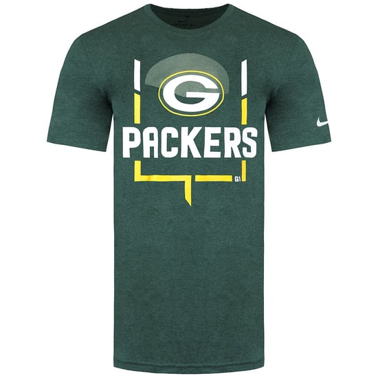 Nike NFL Green Bay Packers Legend Goal Post Grünes Herren-T-Shirt - Image 1