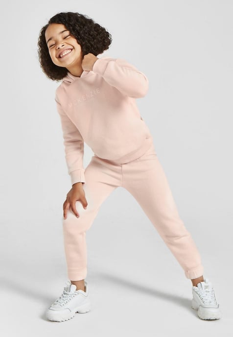 McKenzie Girls Mini Essential Overhead Trainingsanzug in Rosa - Image 1