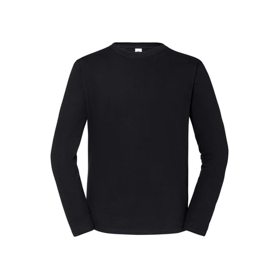 Fruit of the Loom - "Iconic Premium" T-Shirt für Herren Langärmlig (Schwarz) - Image 1