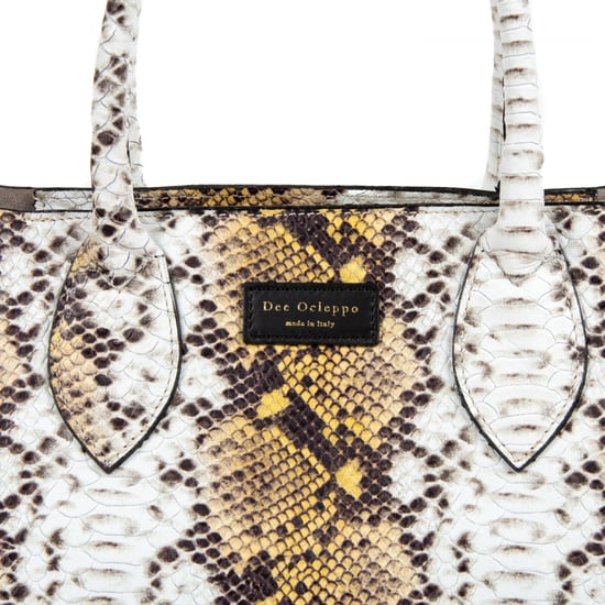 Dee Ocleppo Womens Holdall Tote DC207 PITONE GIALLO