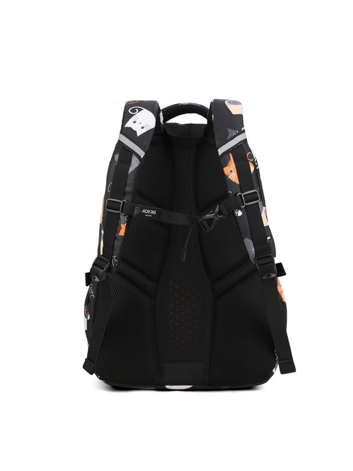 Aoking Rucksack Unisex BLACK - Image 4